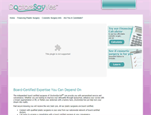 Tablet Screenshot of doctorssayyes.com